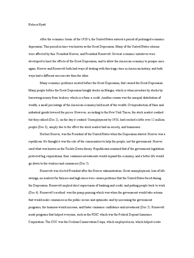 great depression essay topics the great depression essay thesis